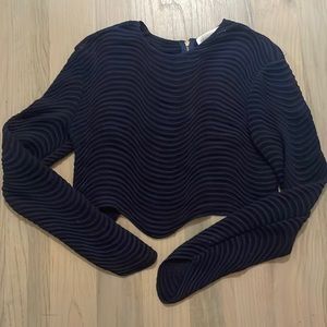 Alice McCall Long Sleeve Crop Top